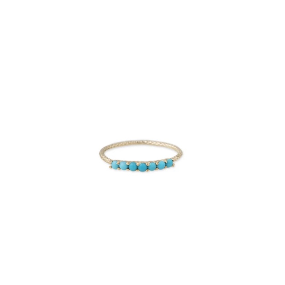Jacquie Aiche 7 Turquoise Vintage Waif Ring size 5